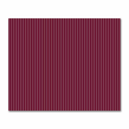 Cotton Sateen Fabric with Fine Off-White Stripes on Burgundy Red, FACS-1281-152
