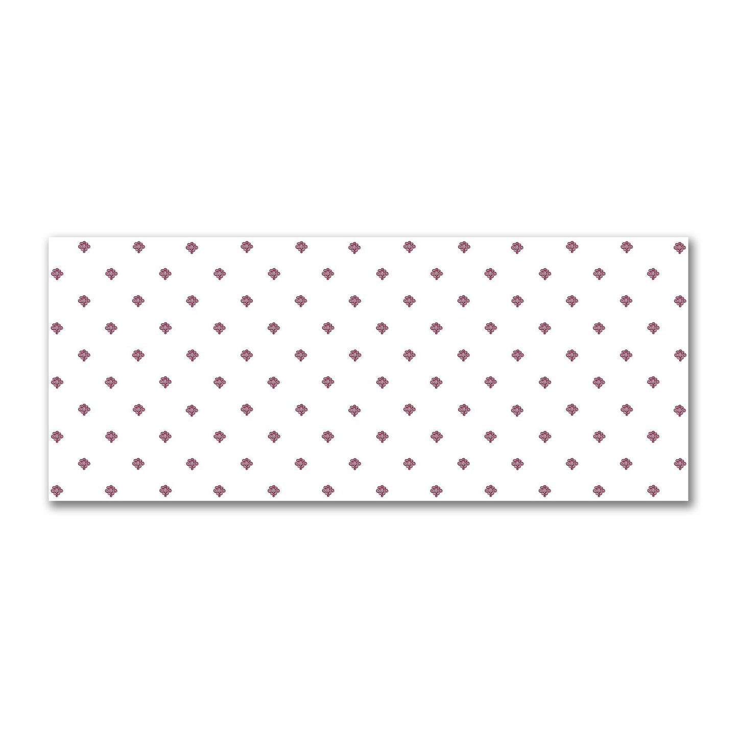 Off-White Cotton Sateen Fabric with Burgundy Red Hand-painted Swizzle Motif Print | FACS-1281-171