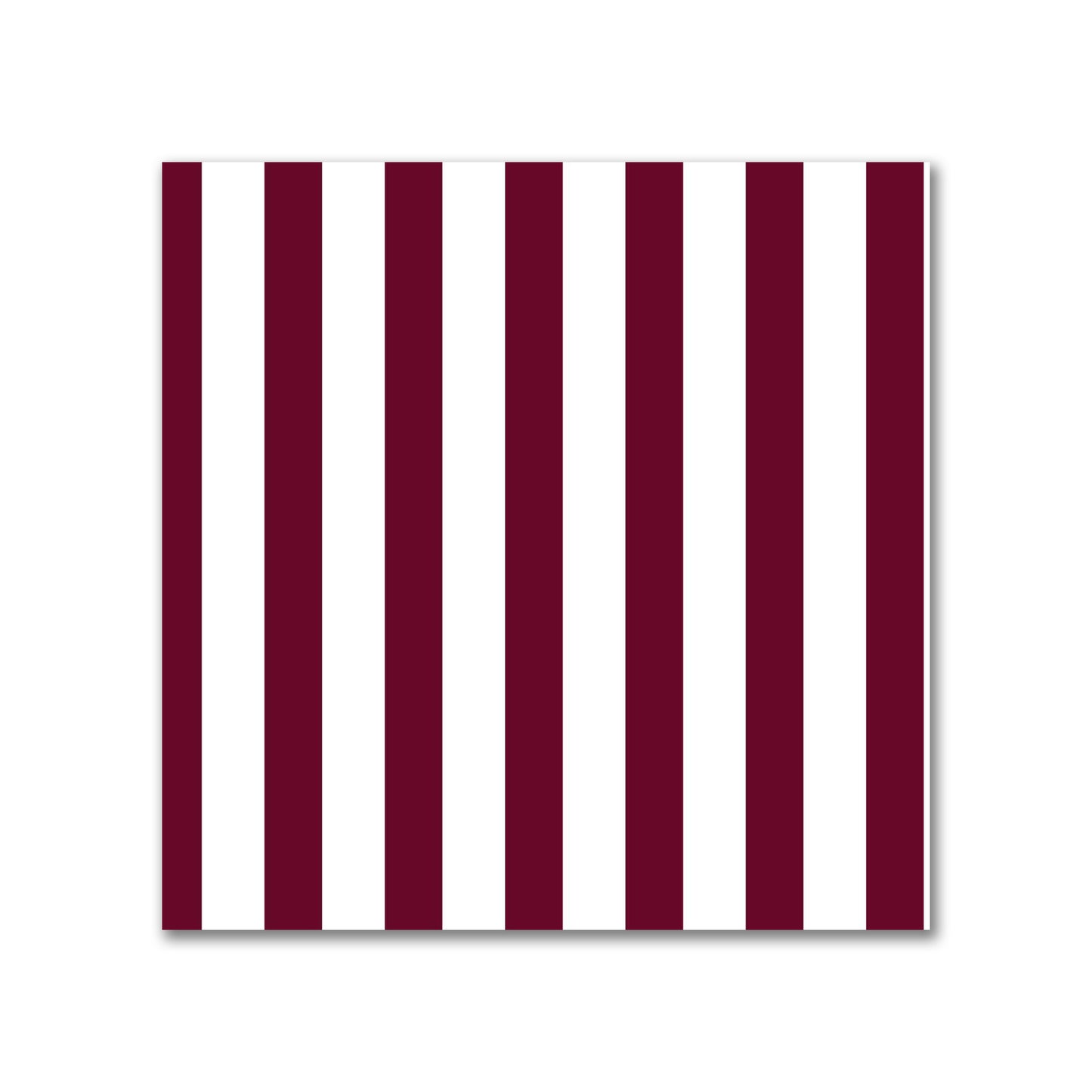 Off-White Cotton Sateen Fabric with Thin Burgundy Red Bars, FACS-1281-241