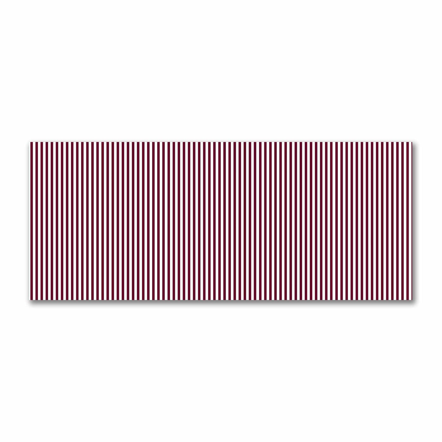 Off-White Cotton Sateen Fabric with Thin Burgundy Red Bars, FACS-1281-241