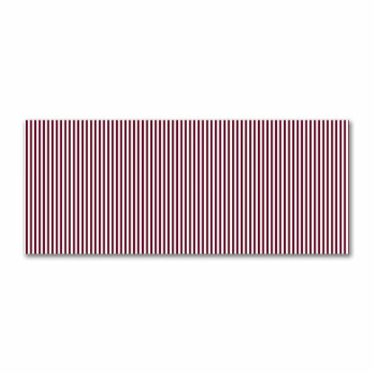 Off-White Cotton Sateen Fabric with Thin Burgundy Red Bars, FACS-1281-241