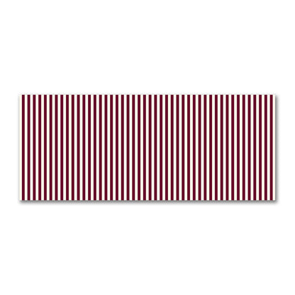 Cotton Sateen Fabric with Burgundy Red Bars on Pale Cream, FACS-1283-051