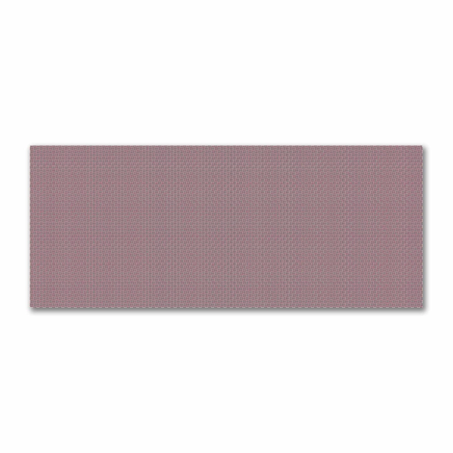 Pale Cream Cotton Sateen Fabric with Burgundy Red Double Weave Motif Print | FACS-1283-144