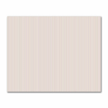 Cotton Sateen Fabric with Fine Burgundy Red Stripes on Pale Cream, FACS-1283-151
