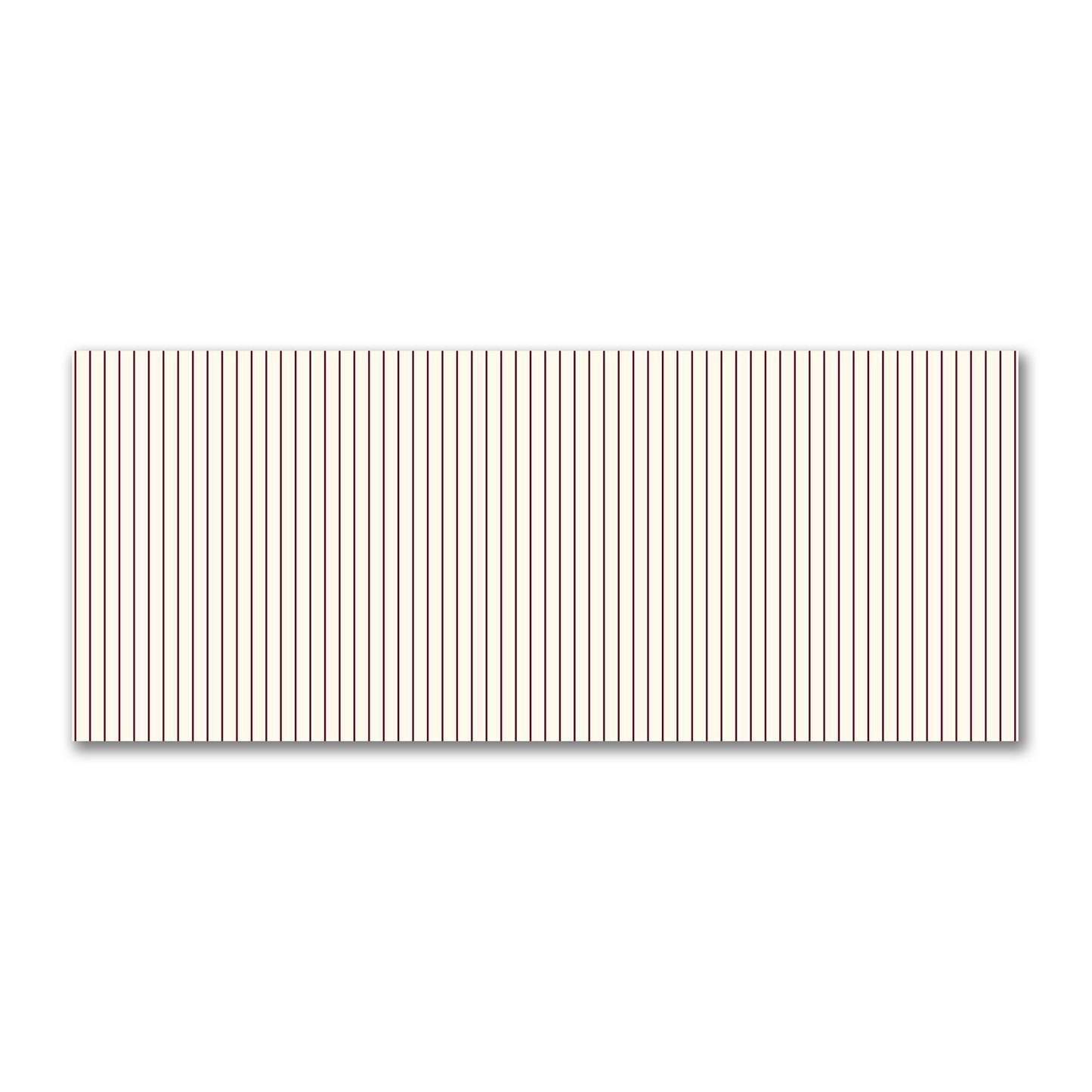 Cotton Sateen Fabric with Fine Burgundy Red Stripes on Pale Cream, FACS-1283-151