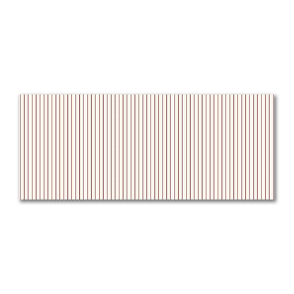 Cotton Sateen Fabric with Fine Burgundy Red Stripes on Pale Cream, FACS-1283-151