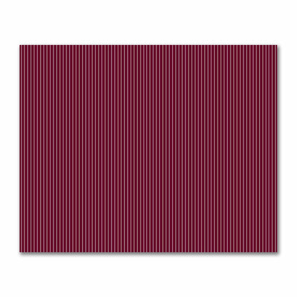 Cotton Sateen Fabric with Fine Pale Cream Stripes on Burgundy Red, FACS-1283-152