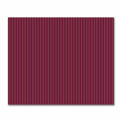 Cotton Sateen Fabric with Fine Pale Cream Stripes on Burgundy Red, FACS-1283-152