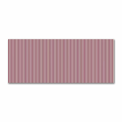 Cotton Sateen Fabric with Thin Burgundy Red Bars on Pale Cream, FACS-1283-241