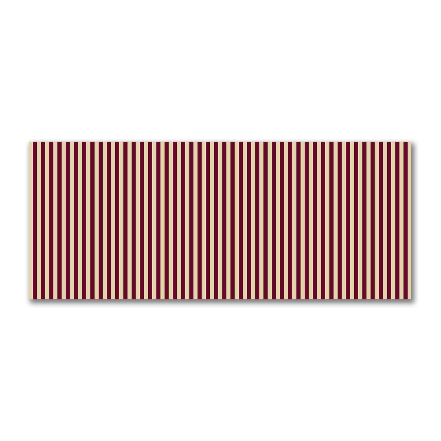Cotton Sateen Fabric with Burgundy Red Bars on Tan, FACS-1284-051