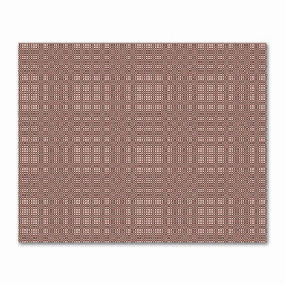 Tan Cotton Sateen Fabric with Burgundy Red Repeating Square Motif Print | FACS-1284-122