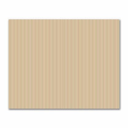 Cotton Sateen Fabric with Fine Burgundy Red Stripes on Tan, FACS-1284-151