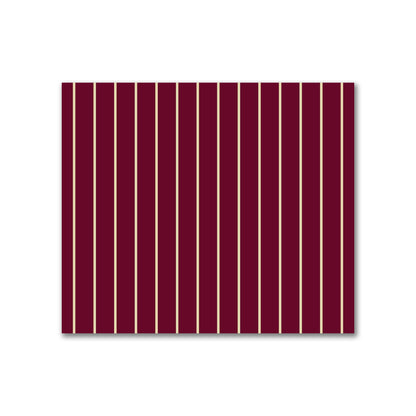 Cotton Sateen Fabric with Fine Tan Stripes on Burgundy Red, FACS-1284-152