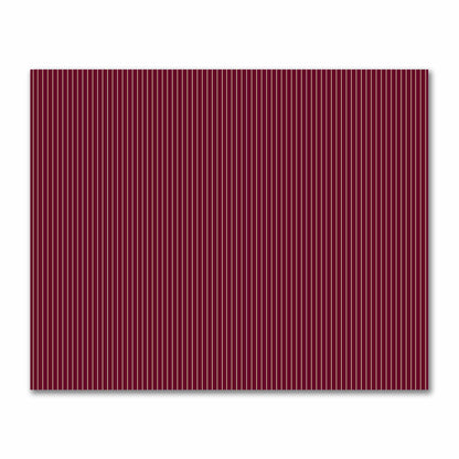 Cotton Sateen Fabric with Fine Tan Stripes on Burgundy Red, FACS-1284-152