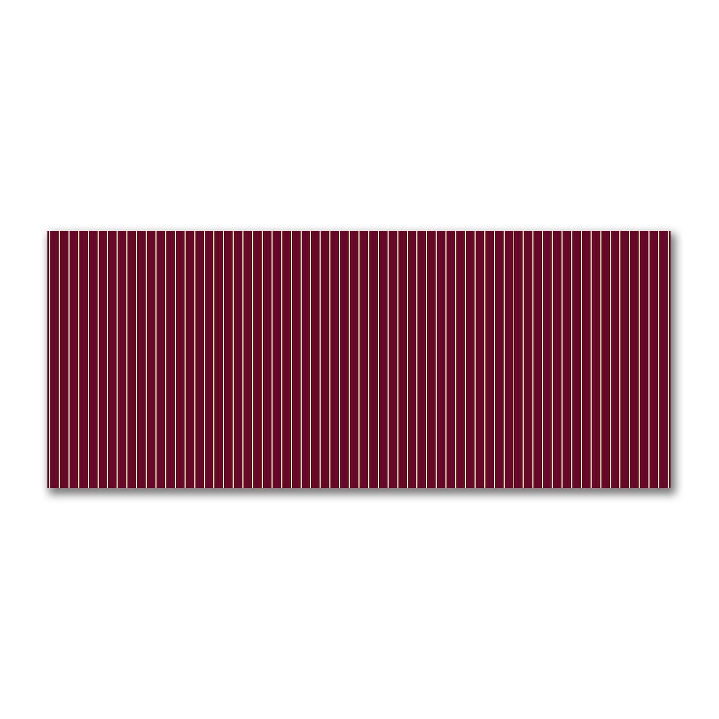 Cotton Sateen Fabric with Fine Tan Stripes on Burgundy Red, FACS-1284-152