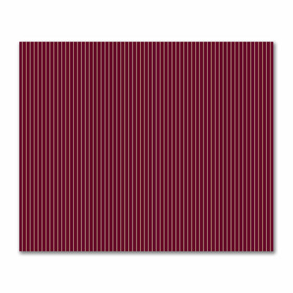 Cotton Sateen Fabric with Fine Tan Stripes on Burgundy Red, FACS-1284-152