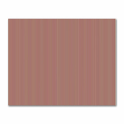 Cotton Sateen Fabric with Thin Burgundy Red Bars on Tan, FACS-1284-241