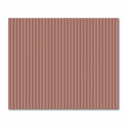 Cotton Sateen Fabric with Thin Burgundy Red Bars on Tan, FACS-1284-241