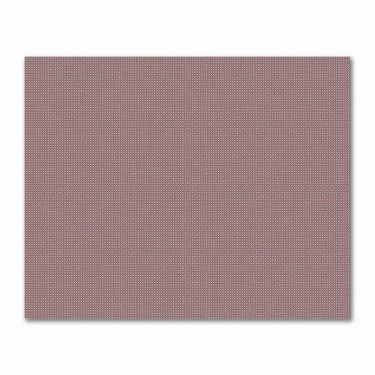 Beige Cotton Sateen Fabric with Burgundy Red Repeating Square Motif Print | FACS-1285-122