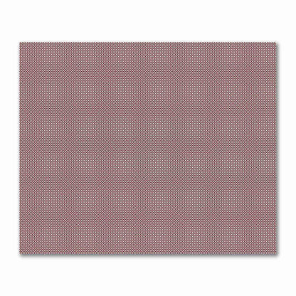 Beige Cotton Sateen Fabric with Burgundy Red Repeating Square Motif Print | FACS-1285-122