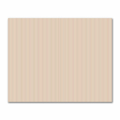Cotton Sateen Fabric with Fine Burgundy Red Stripes on Beige, FACS-1285-151