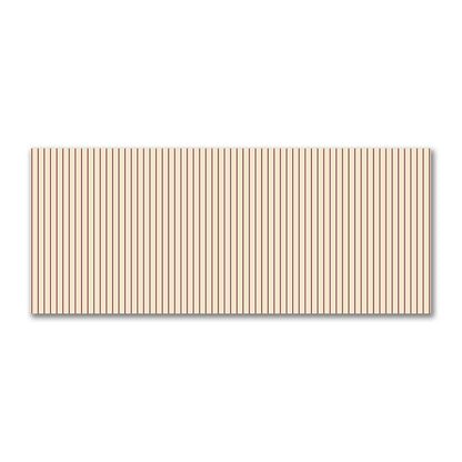 Cotton Sateen Fabric with Fine Burgundy Red Stripes on Beige, FACS-1285-151