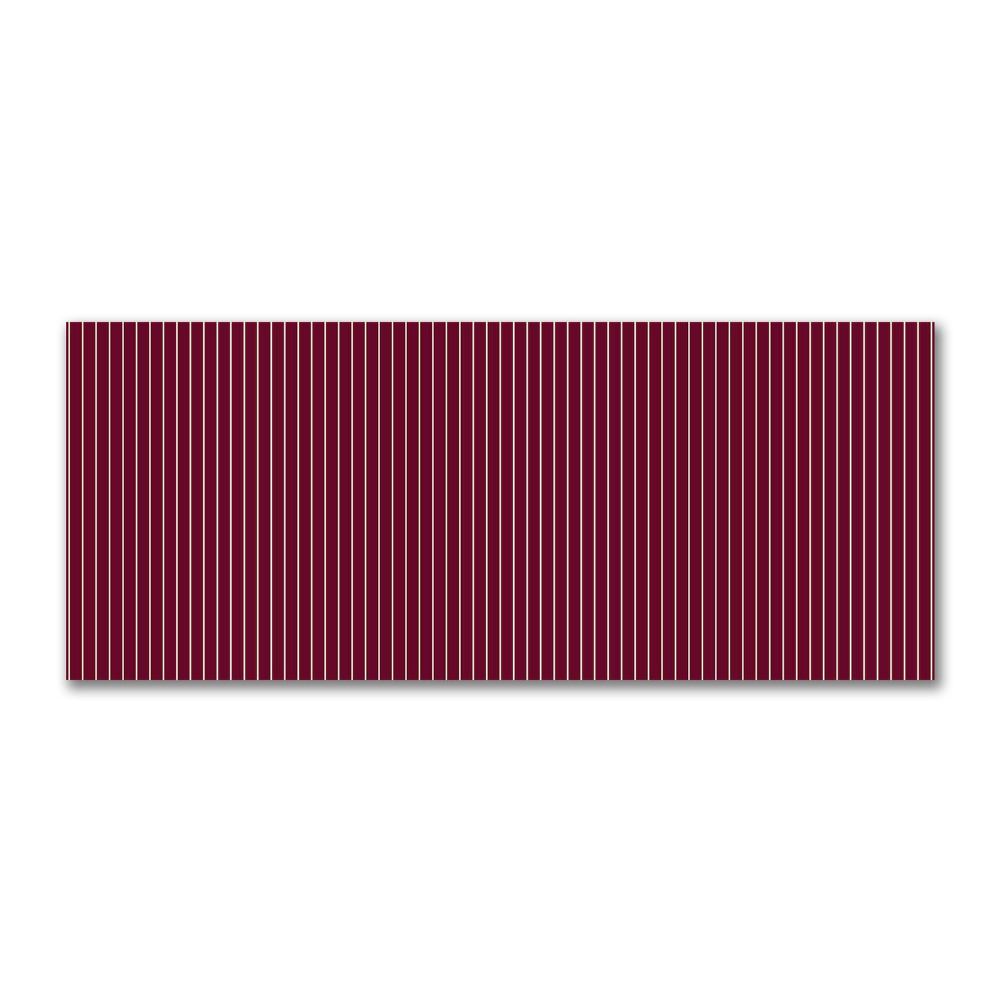 Cotton Sateen Fabric with Fine Beige Stripes on Burgundy Red, FACS-1285-152