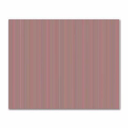Cotton Sateen Fabric with Thin Burgundy Red Bars on Beige, FACS-1285-241