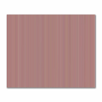 Cotton Sateen Fabric with Thin Burgundy Red Bars on Beige, FACS-1285-241