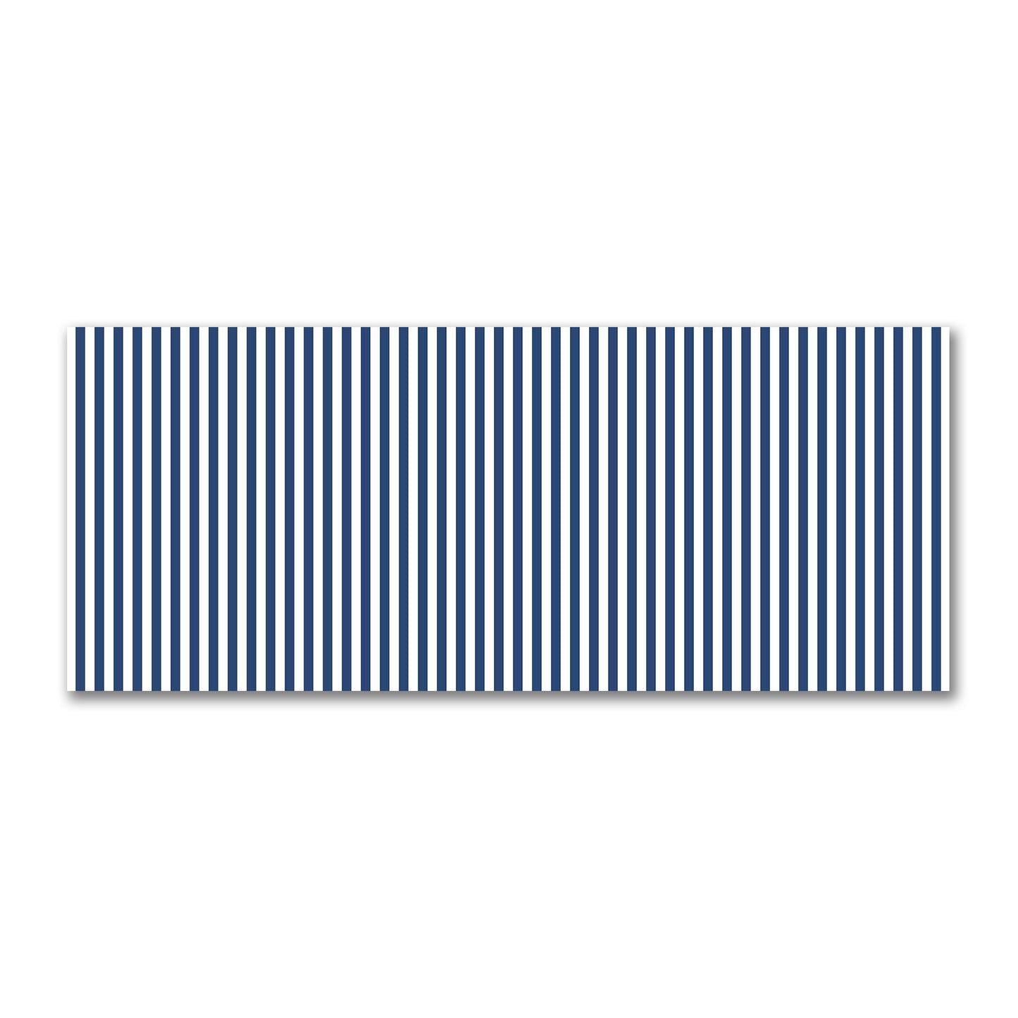Off-White Cotton Sateen Fabric with Royal Blue Bars, FACS-1291-051
