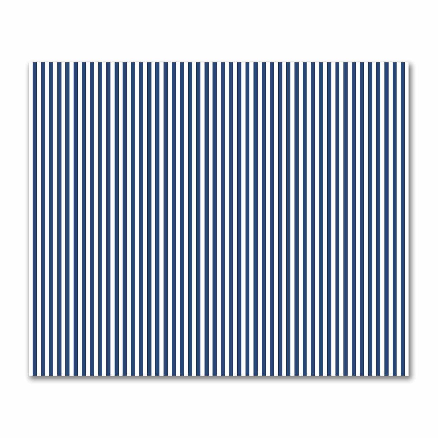 Off-White Cotton Sateen Fabric with Royal Blue Bars, FACS-1291-051
