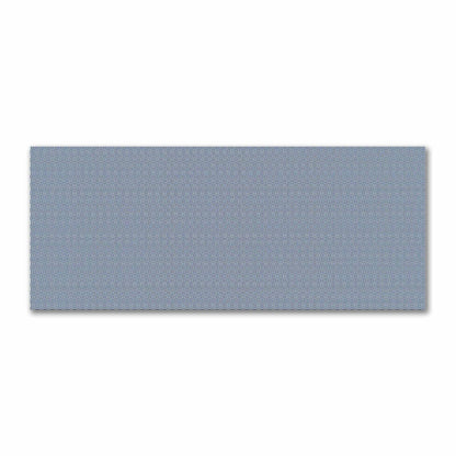 Off-White Cotton Sateen Fabric with Royal Blue Single Weave Motif Print | FACS-1291-142