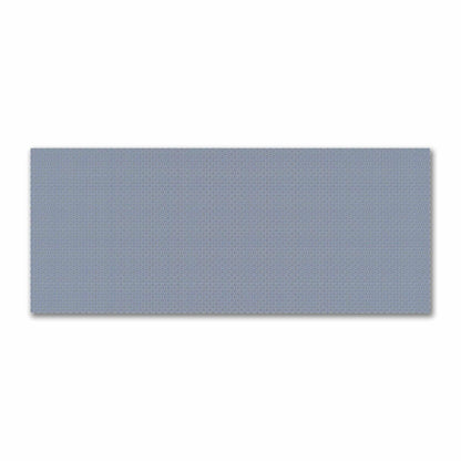 Off-White Cotton Sateen Fabric with Royal Blue Double Weave Motif Print | FACS-1291-144