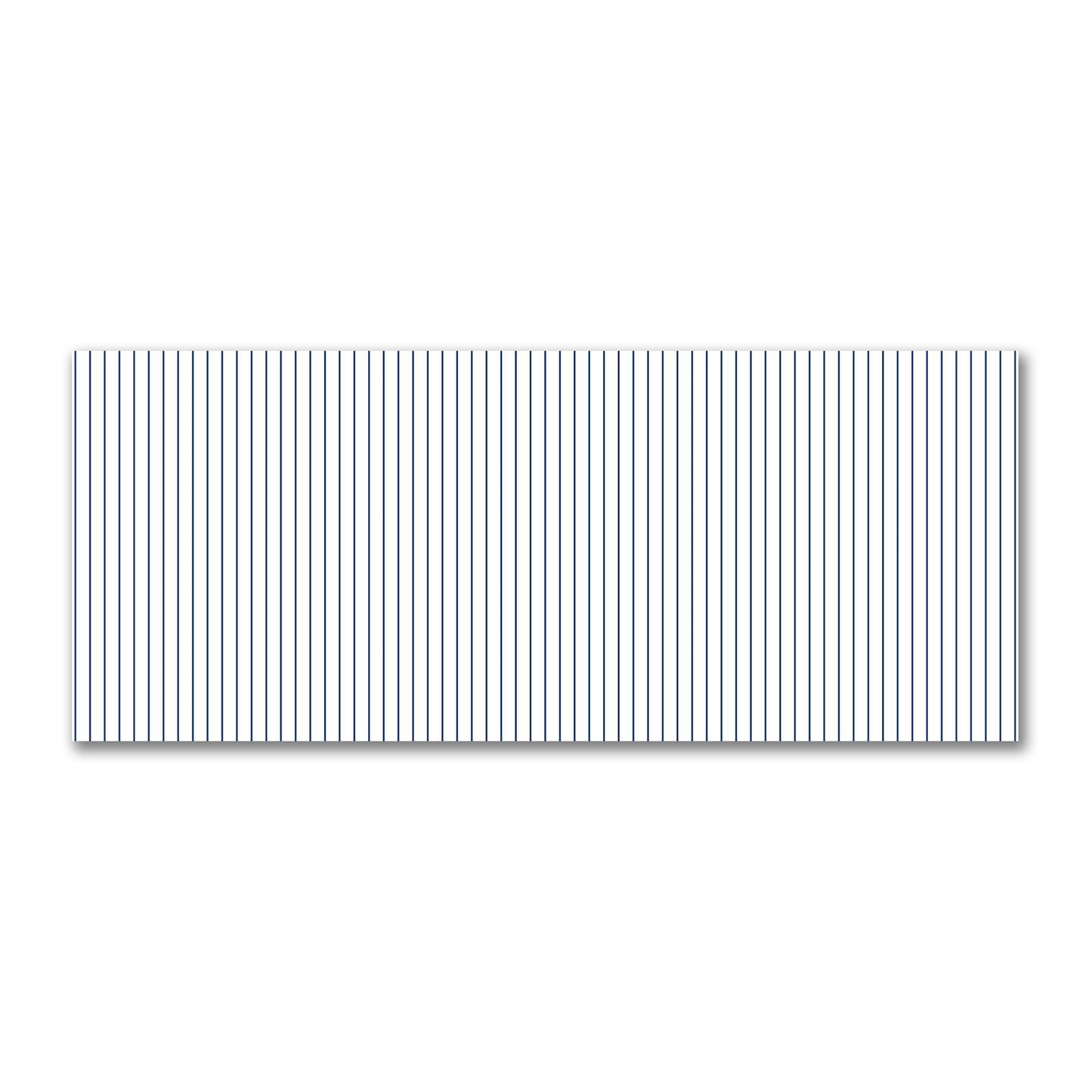 Off-White Cotton Sateen Fabric with Fine Royal Blue Stripes, FACS-1291-151