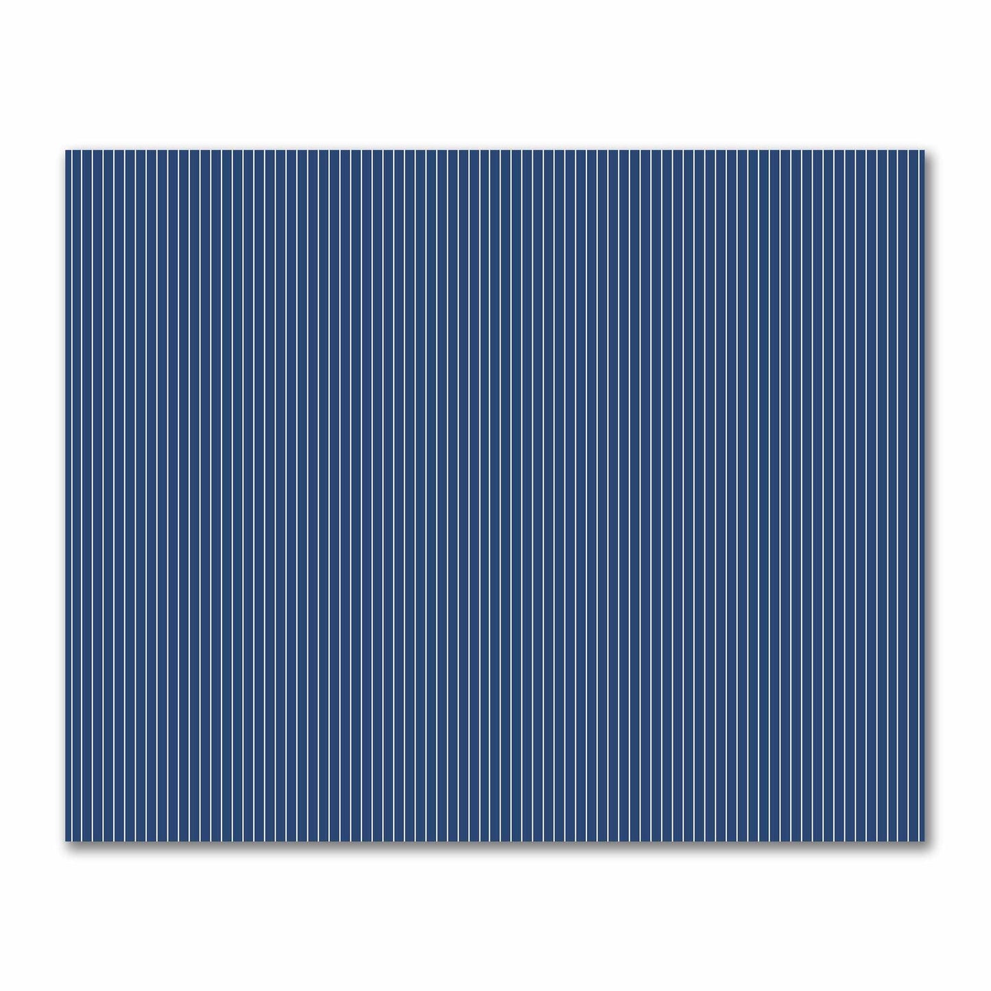 Cotton Sateen Fabric with Fine Off-Off-White Stripes on Royal Blue, FACS-1291-152