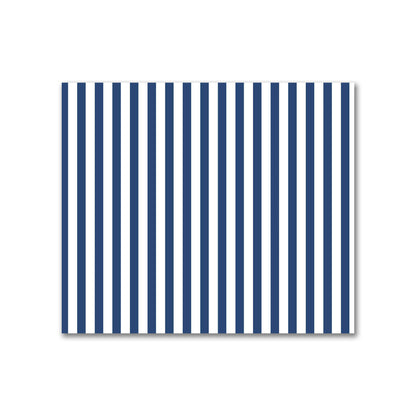 Off-White Cotton Sateen Fabric with Thin Royal Blue Bars, FACS-1291-241