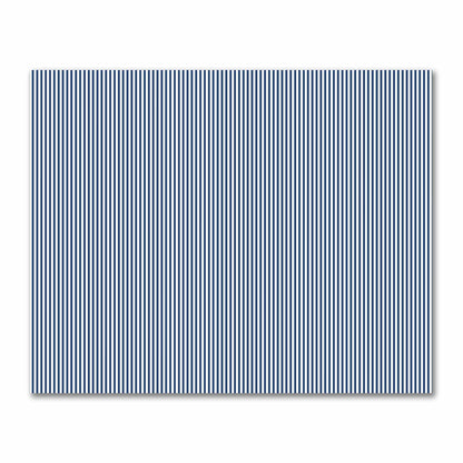 Off-White Cotton Sateen Fabric with Thin Royal Blue Bars, FACS-1291-241