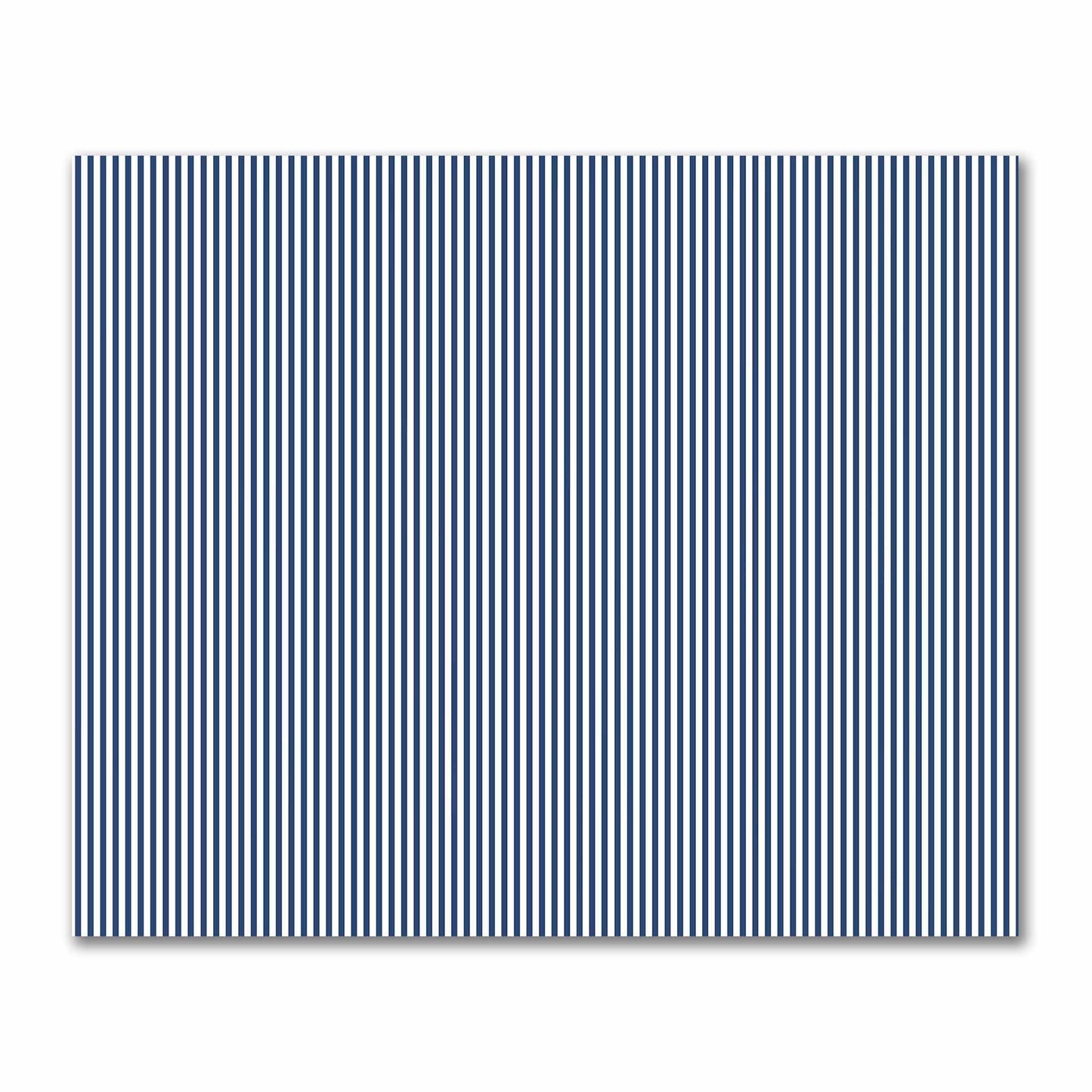 Off-White Cotton Sateen Fabric with Thin Royal Blue Bars, FACS-1291-241