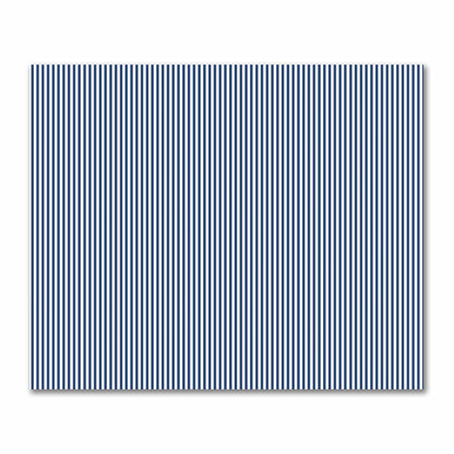Off-White Cotton Sateen Fabric with Thin Royal Blue Bars, FACS-1291-241