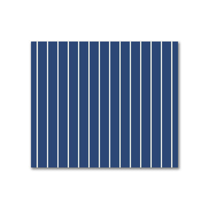 Cotton Sateen Fabric with Fine Pale Cream Stripes on Royal Blue, FACS-1293-152