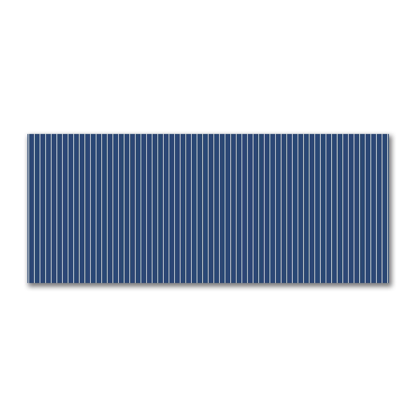 Cotton Sateen Fabric with Fine Pale Cream Stripes on Royal Blue, FACS-1293-152