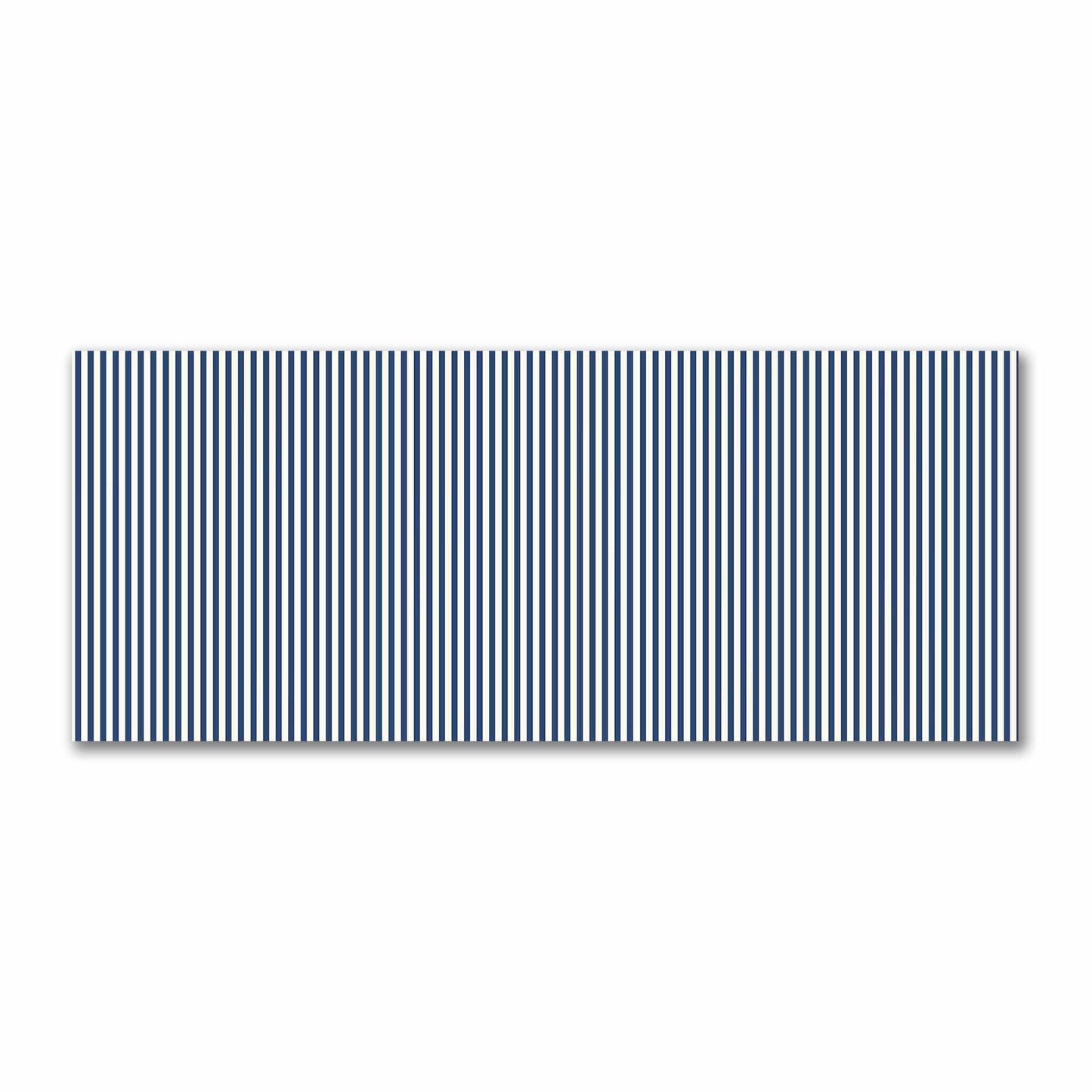 Cotton Sateen Fabric with Thin Royal Blue Bars on Pale Cream, FACS-1293-241