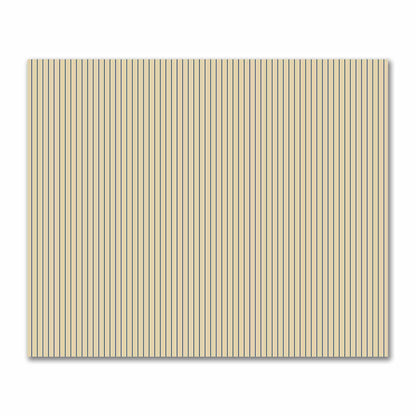 Canvas Fabric with Fine Royal Blue Stripes on Tan, FACS-1294-151