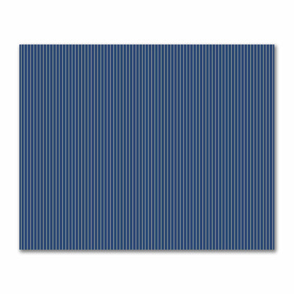 Cotton Sateen Fabric with Fine Tan Stripes on Royal Blue, FACS-1294-152