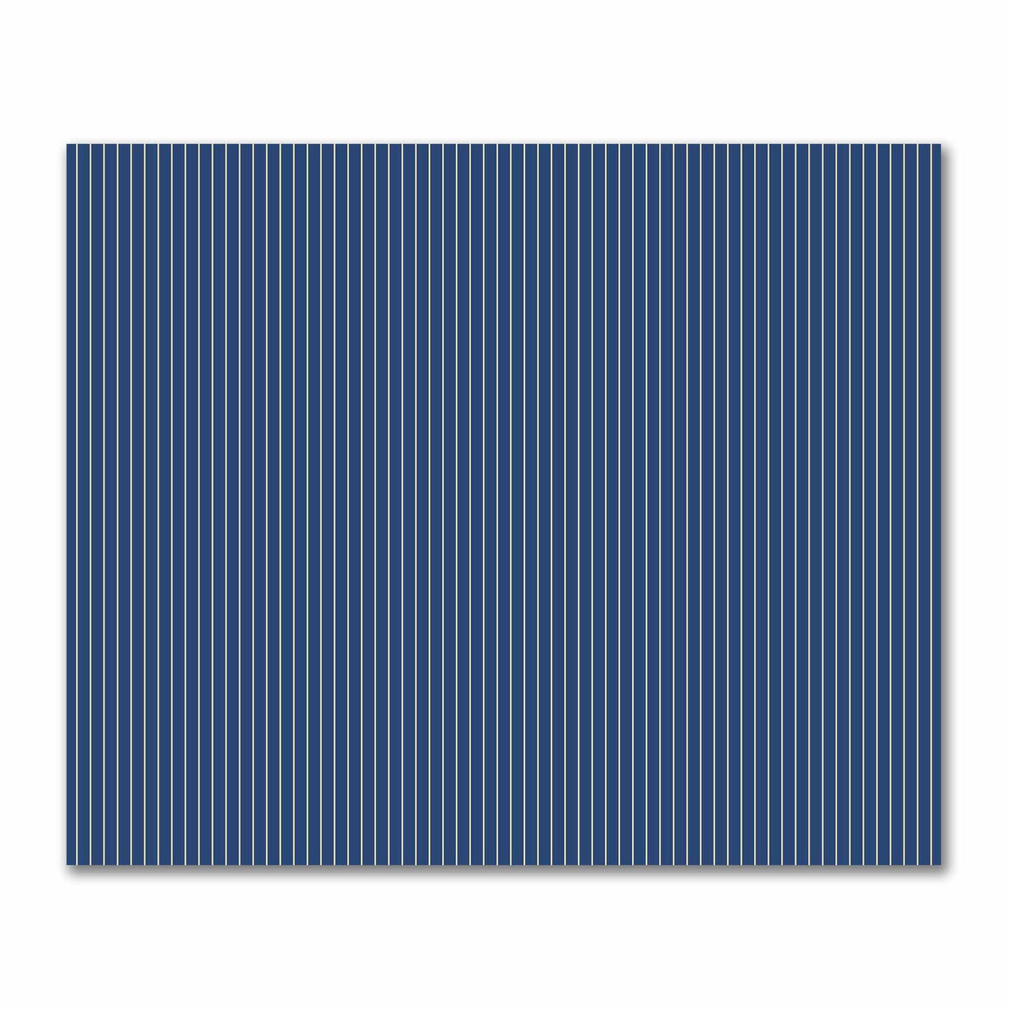 Cotton Sateen Fabric with Fine Tan Stripes on Royal Blue, FACS-1294-152