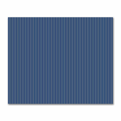 Cotton Sateen Fabric with Fine Tan Stripes on Royal Blue, FACS-1294-152