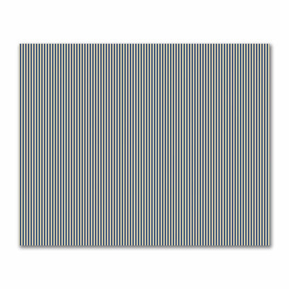 Canvas Fabric with Thin Royal Blue Bars on Tan, FACS-1294-241