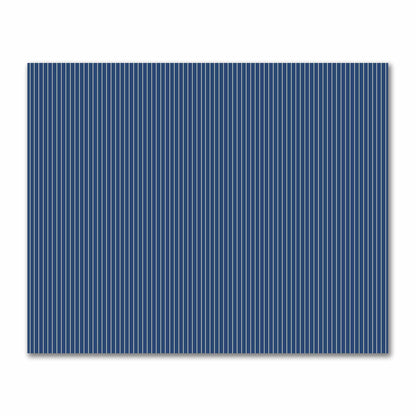 Cotton Sateen Fabric with Fine Beige Stripes on Royal Blue, FACS-1295-152
