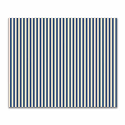 Cotton Sateen Fabric with Thin Royal Blue Bars on Beige, FACS-1295-241