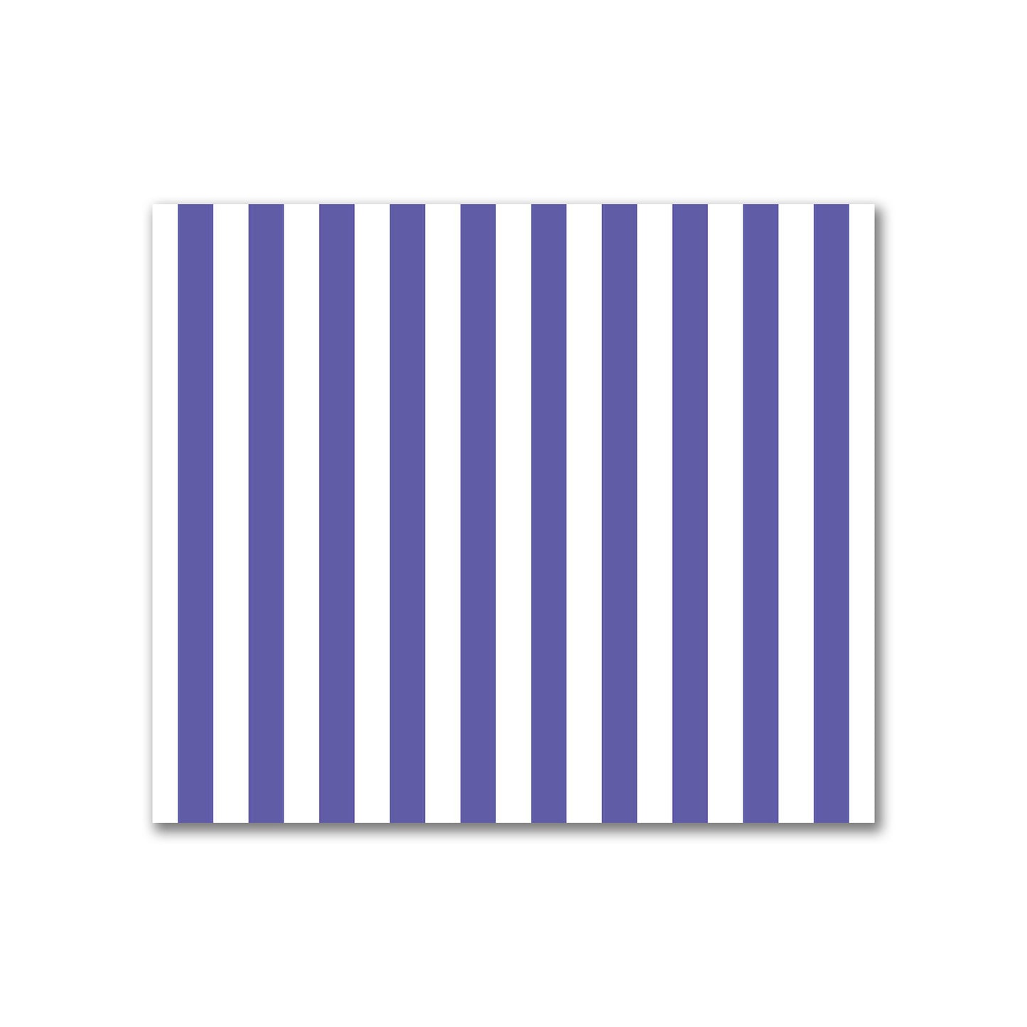 Off-White Cotton Sateen Fabric with Purple Bars, FACS-1300-051